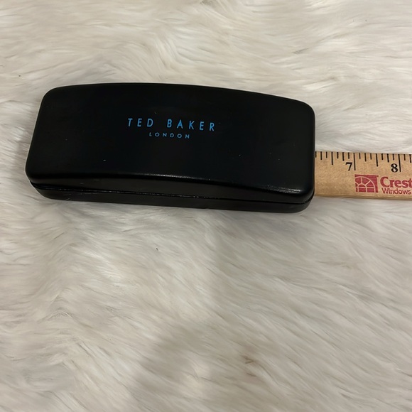 Ted Baker London glasses hard case black teal sunglasses clam - Picture 4 of 6